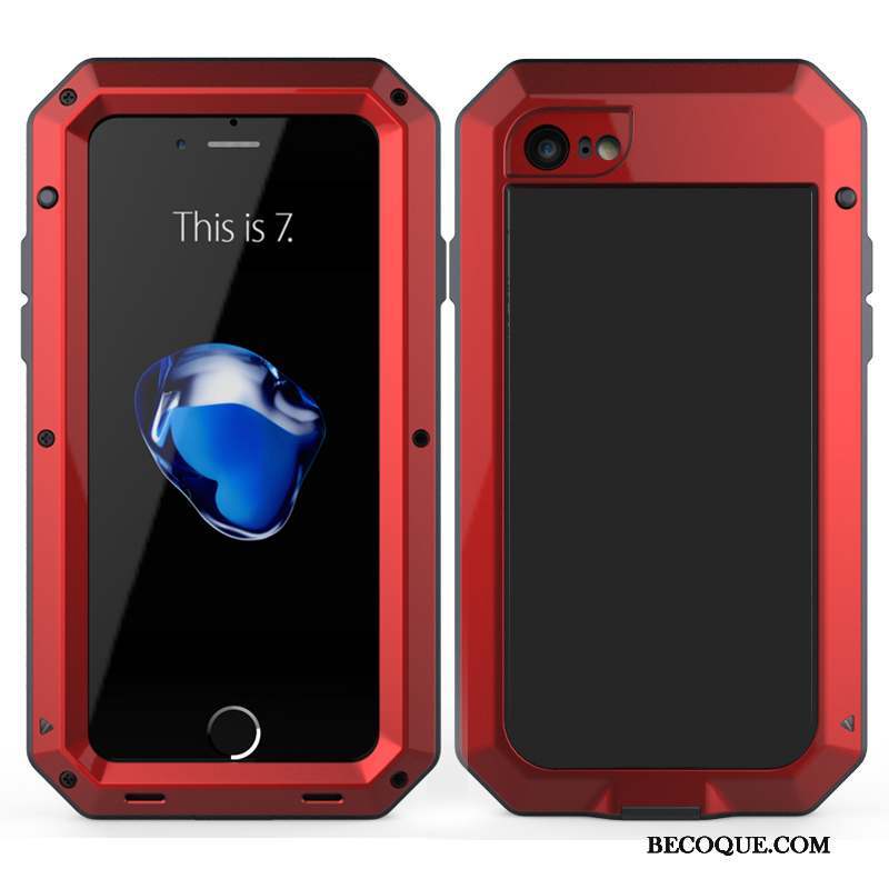 iPhone 8 Coque Étui Créatif De Téléphone Trois Défenses Silicone