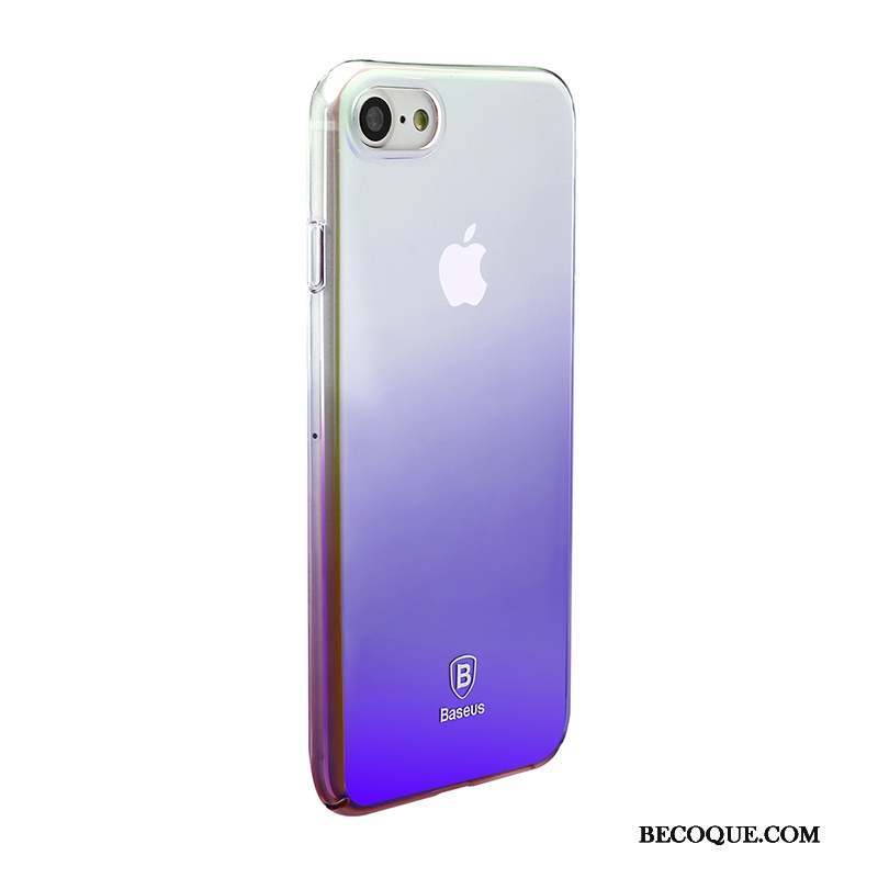 iPhone 8 Violet Placage Protection Coque Dégradé De Téléphone