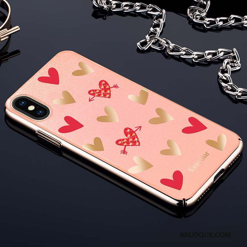 iPhone X Créatif Rose Incassable Strass Coque De Téléphone Luxe