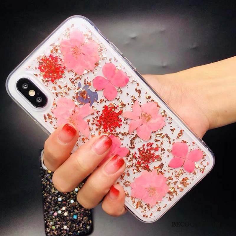 iPhone X Rose Coque De Téléphone Tout Compris Incassable Marque De Tendance Luxe