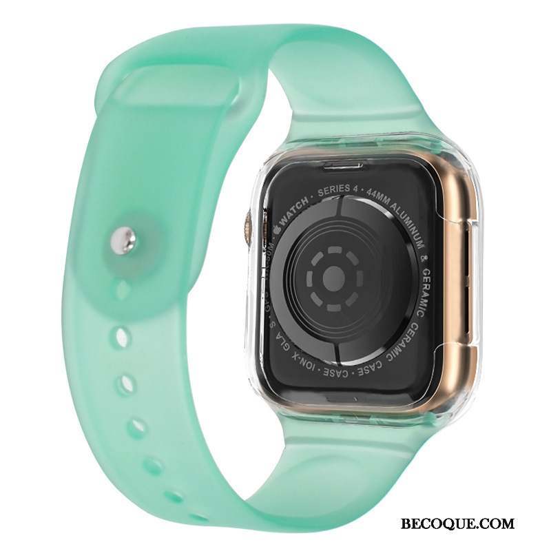 Apple Watch Series 1 Coque Sport Bicolore Silicone Étui Pu Protection