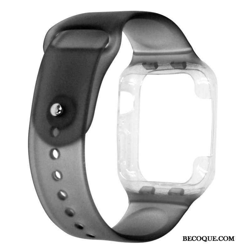 Apple Watch Series 1 Coque Sport Bicolore Silicone Étui Pu Protection