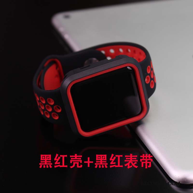 Apple Watch Series 1 Coque Très Mince Tout Compris Silicone Accessoires Membrane Tempérer