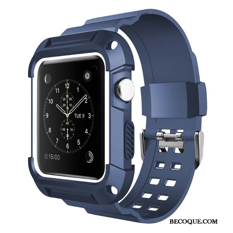 Apple Watch Series 1 Coque Étui Personnalité Protection Bleu Tendance Sport