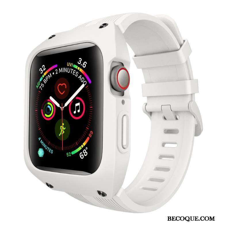 Apple Watch Series 1 Incassable Sport Coque Silicone Protection Trois Défenses