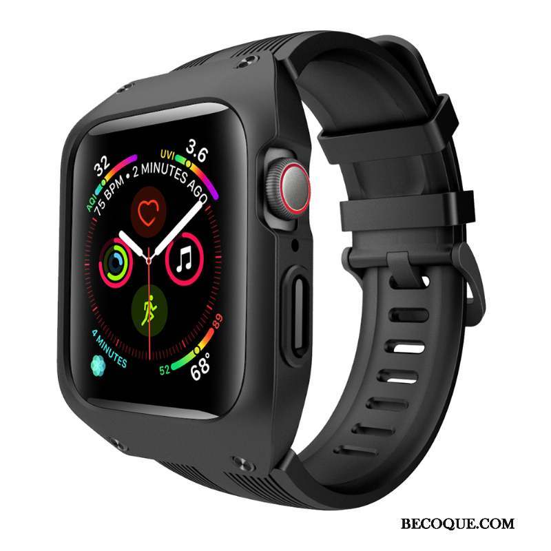 Apple Watch Series 1 Incassable Sport Coque Silicone Protection Trois Défenses