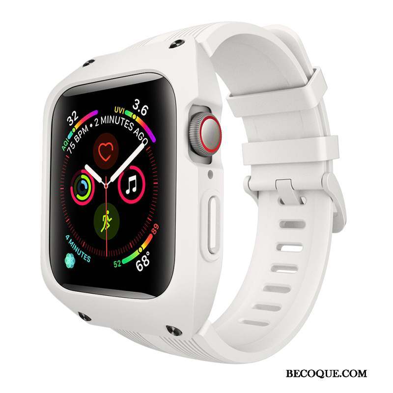 Apple Watch Series 2 Accessoires Blanc Silicone Coque Protection Sport