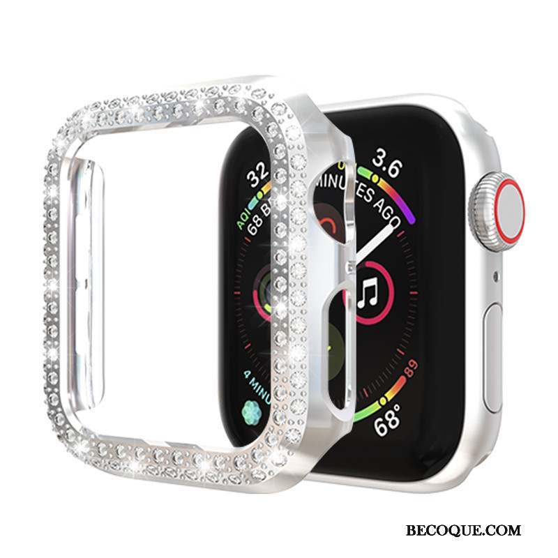 Apple Watch Series 2 Coque Accessoires Placage Étui Border Rose Incassable