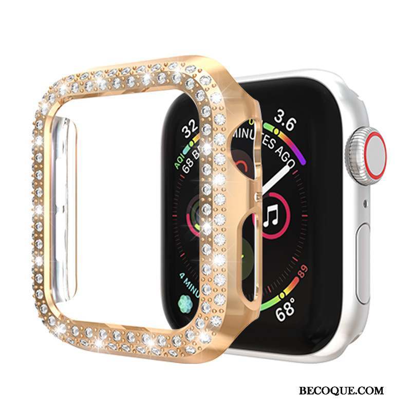 Apple Watch Series 2 Coque Accessoires Placage Étui Border Rose Incassable