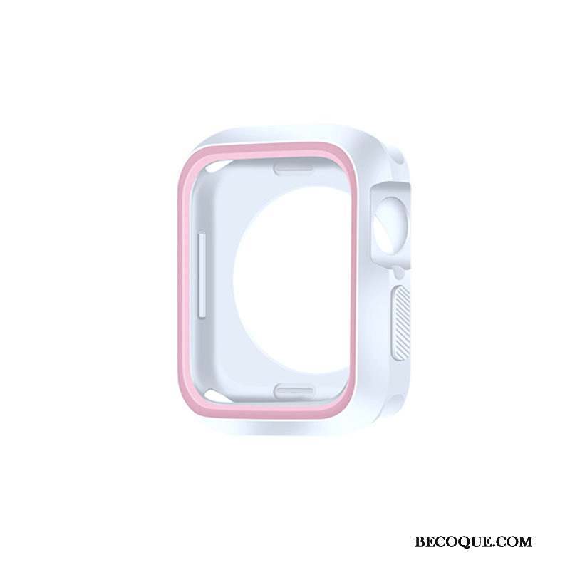 Apple Watch Series 2 Coque Protection Accessoires Étui Bicolore Rouge Silicone