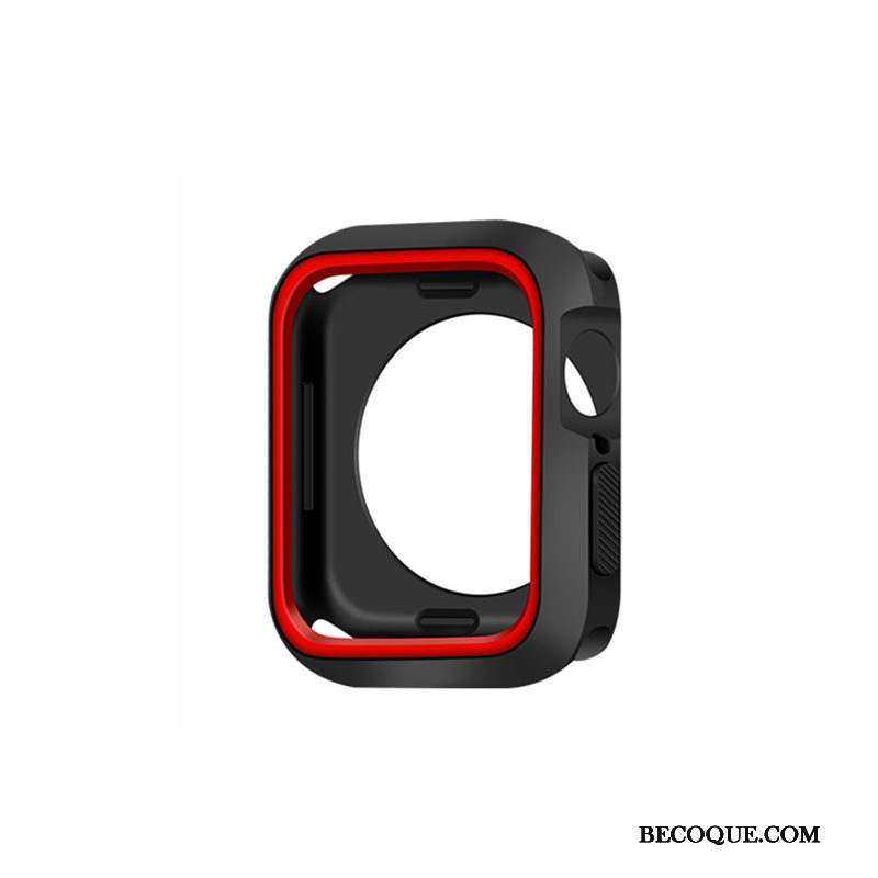 Apple Watch Series 2 Coque Protection Accessoires Étui Bicolore Rouge Silicone