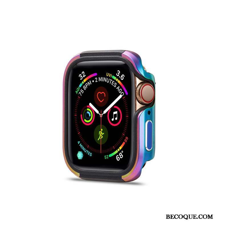 Apple Watch Series 2 Protection Bleu Coque Créatif Métal Sac