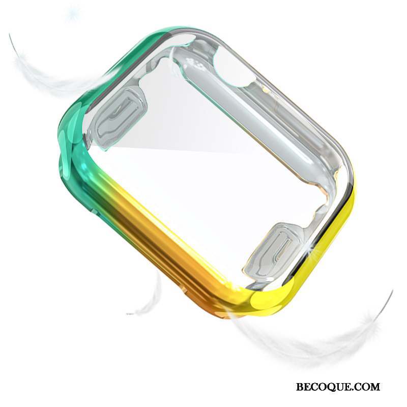 Apple Watch Series 3 Coque Protection Rouge Coloré Étui Tout Compris Jaune