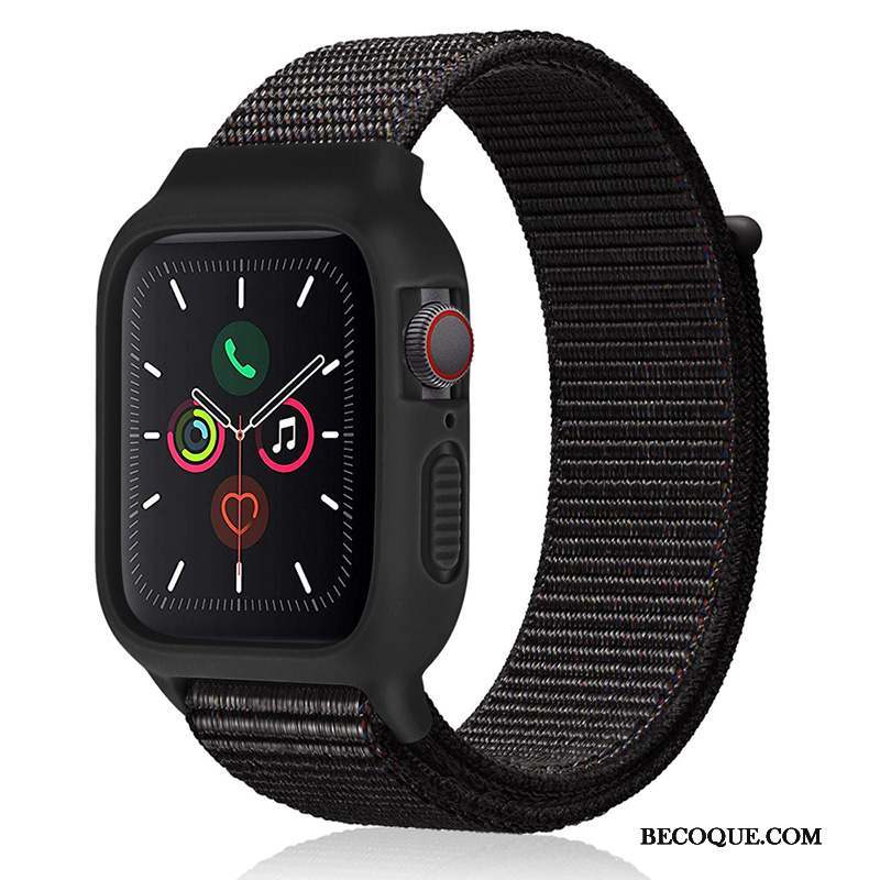 Apple Watch Series 3 Coque Tendance Sport Nouveau Silicone Noir