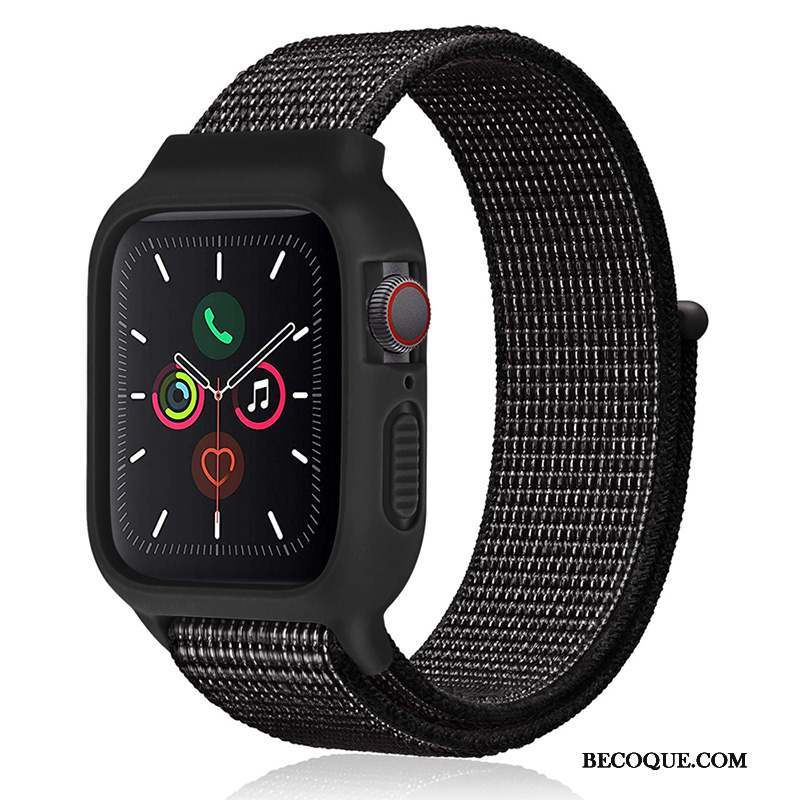 Apple Watch Series 3 Coque Tendance Sport Nouveau Silicone Noir