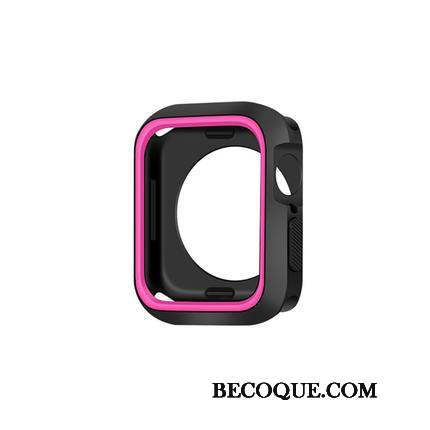 Apple Watch Series 3 Créatif Bicolore Sport Protection Coque Noir