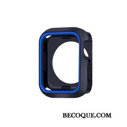 Apple Watch Series 3 Créatif Bicolore Sport Protection Coque Noir