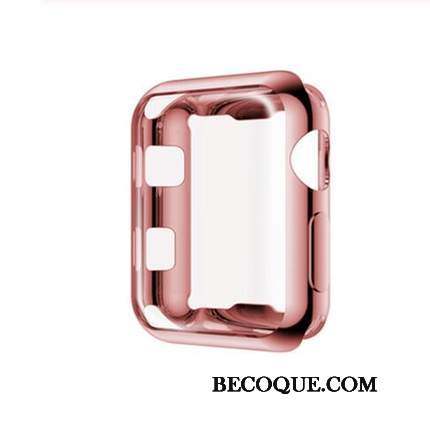 Apple Watch Series 3 Placage Tout Compris Coque Protection Silicone Fluide Doux