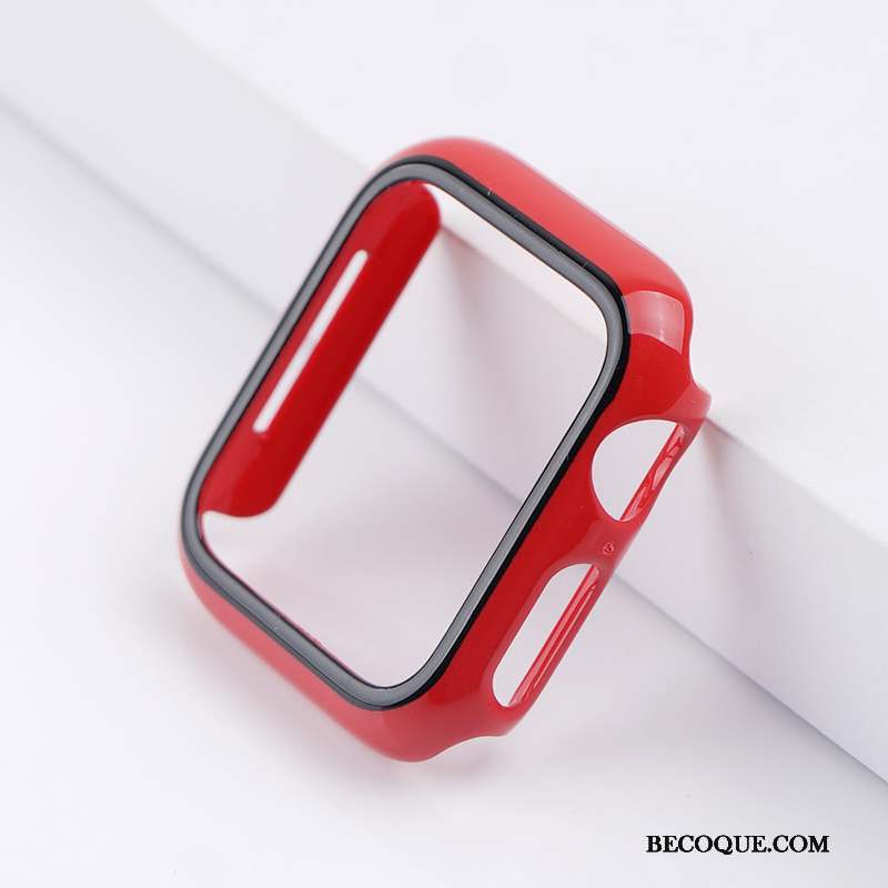 Apple Watch Series 4 Bicolore Jours Blanc Coque Protection Sac