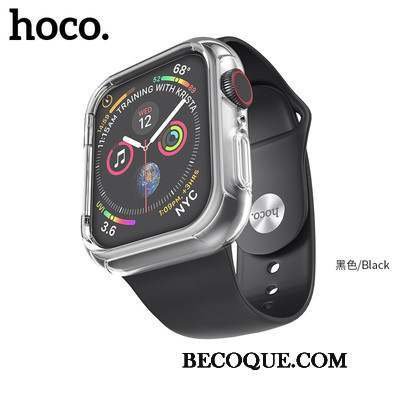 Apple Watch Series 4 Cool Noir Silicone Protection Nouveau Coque