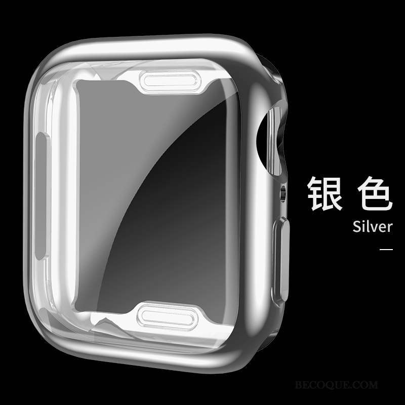 Apple Watch Series 4 Coque Membrane Tout Compris Fluide Doux Protection Silicone