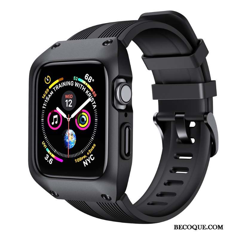 Apple Watch Series 4 Coque Protection Vert Incassable Créatif Étui Sport