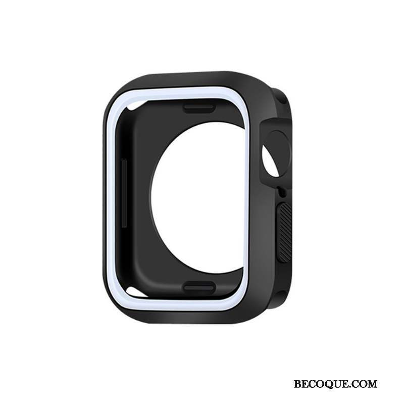 Apple Watch Series 4 Fluide Doux Coque Bleu Silicone Protection