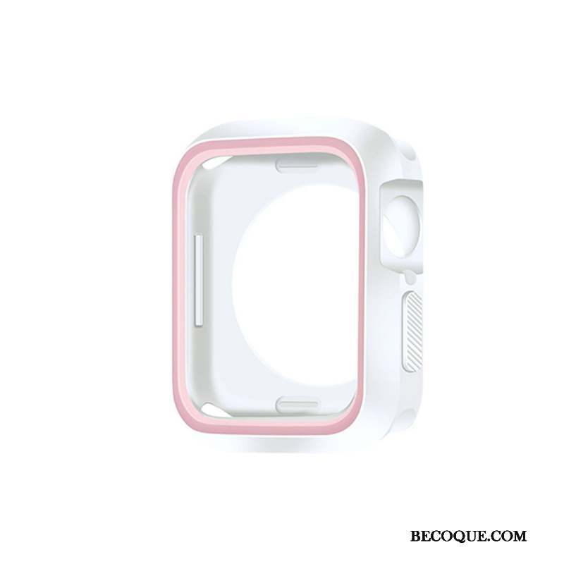 Apple Watch Series 4 Fluide Doux Coque Bleu Silicone Protection