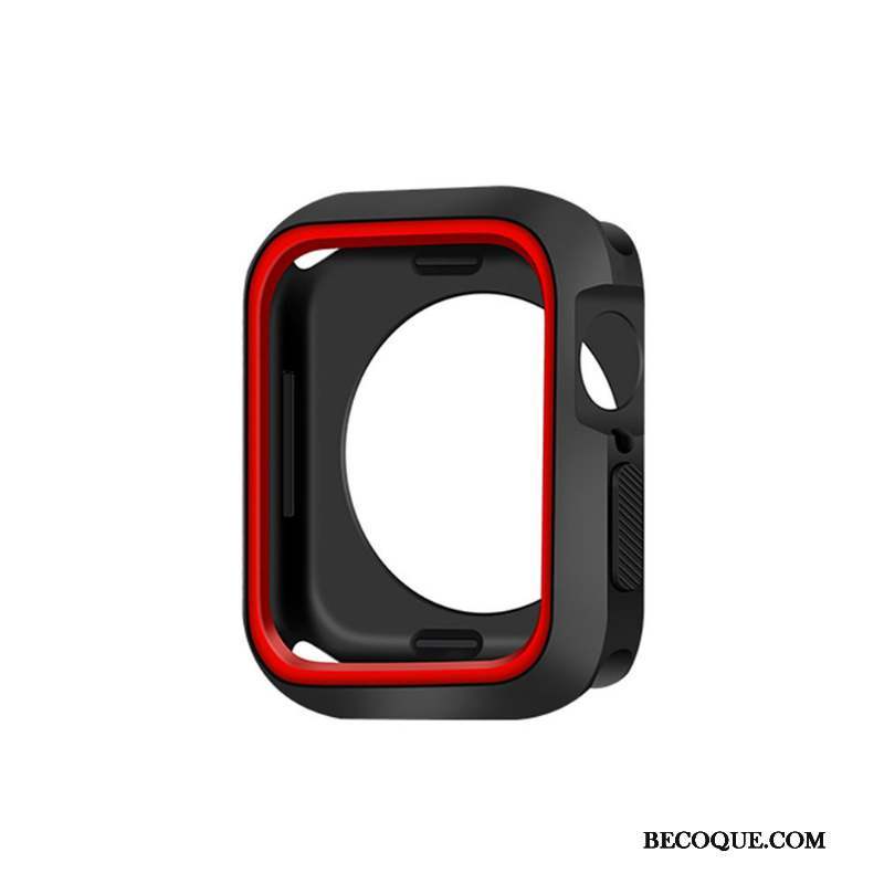 Apple Watch Series 4 Fluide Doux Coque Bleu Silicone Protection