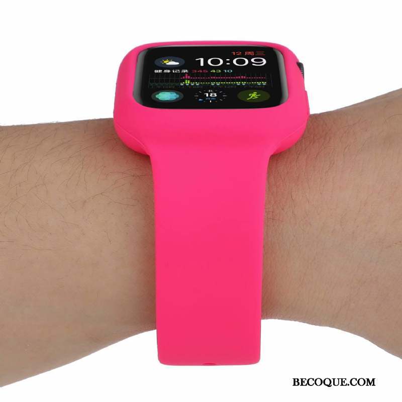 Apple Watch Series 4 Rouge Coque Tendance Sport Nouveau Mode