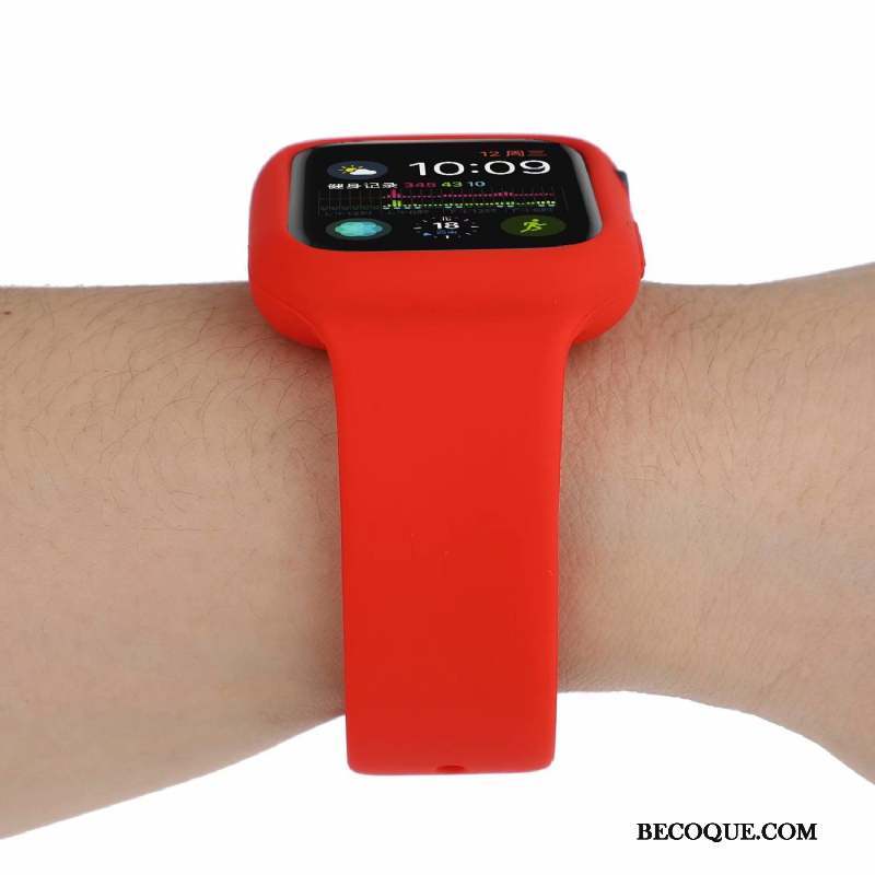 Apple Watch Series 4 Rouge Coque Tendance Sport Nouveau Mode