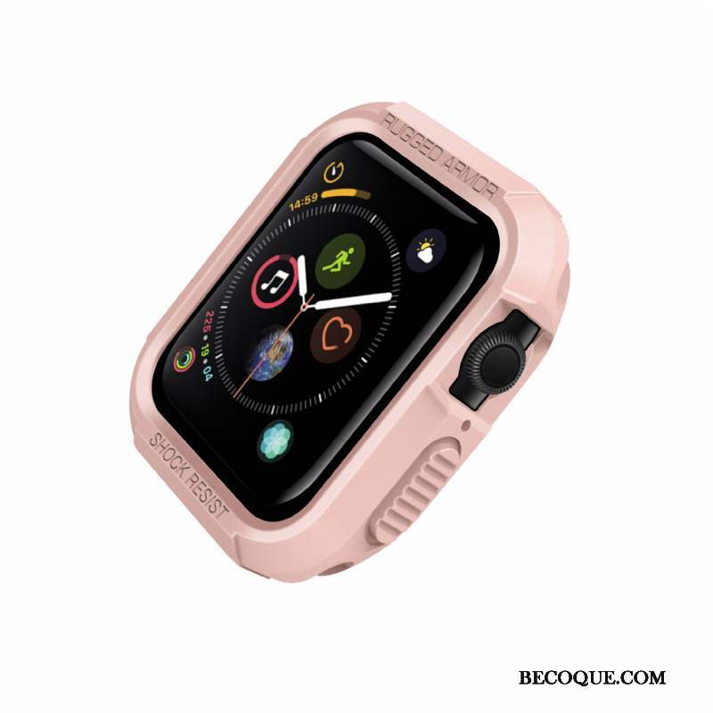 Apple Watch Series 4 Silicone Étui Protection Incassable Blanc Coque