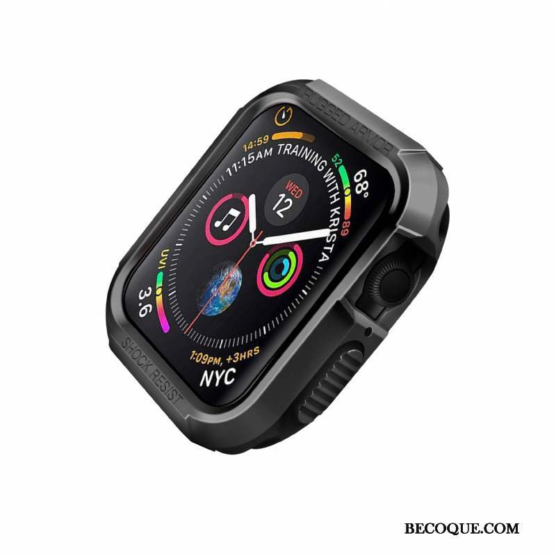 Apple Watch Series 4 Silicone Étui Protection Incassable Blanc Coque