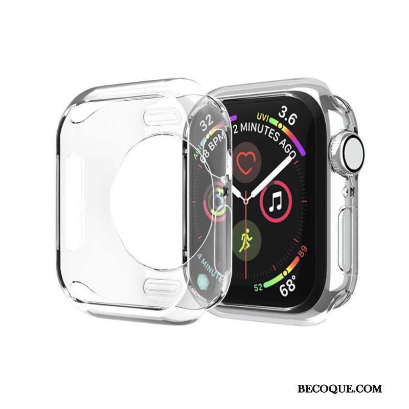 Apple Watch Series 4 Très Mince Membrane Or Étui Coque Border