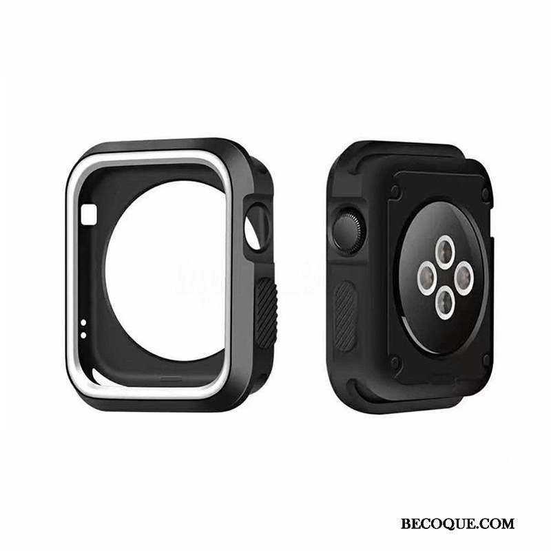 Apple Watch Series 5 Coque Border Incassable Étui Fluide Doux Silicone Accessoires