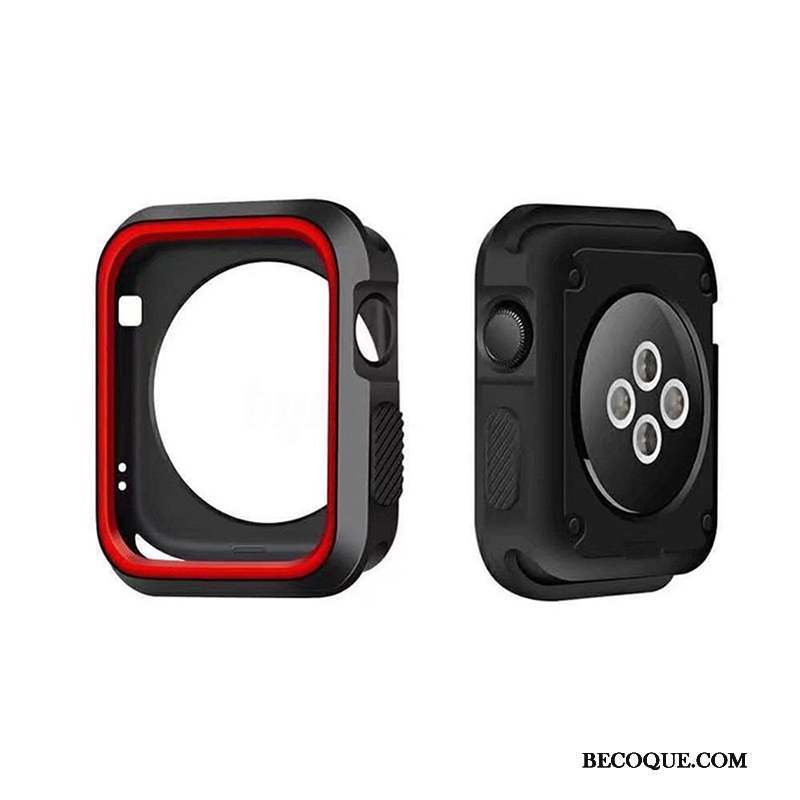 Apple Watch Series 5 Coque Border Incassable Étui Fluide Doux Silicone Accessoires