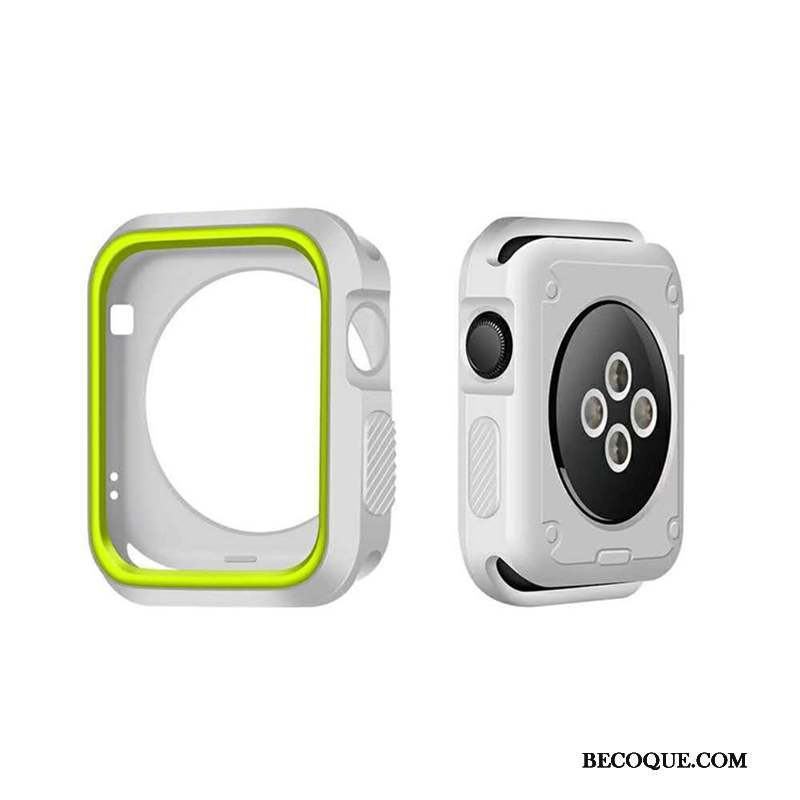 Apple Watch Series 5 Coque Border Incassable Étui Fluide Doux Silicone Accessoires