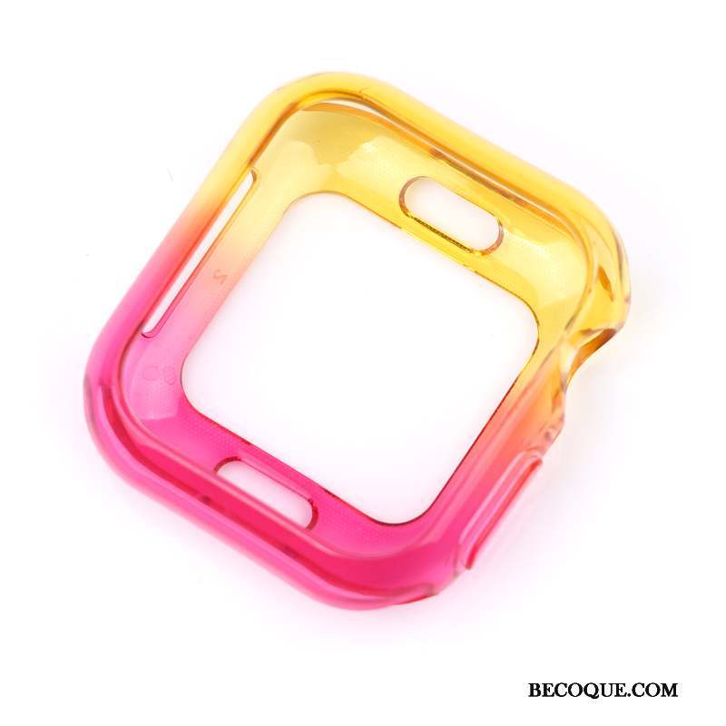 Apple Watch Series 5 Coque Protection Bicolore Tendance Personnalité Dégradé Incassable