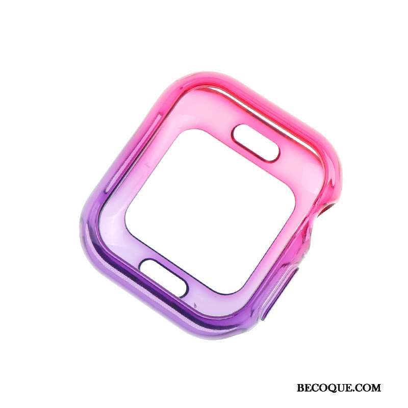 Apple Watch Series 5 Coque Protection Bicolore Tendance Personnalité Dégradé Incassable