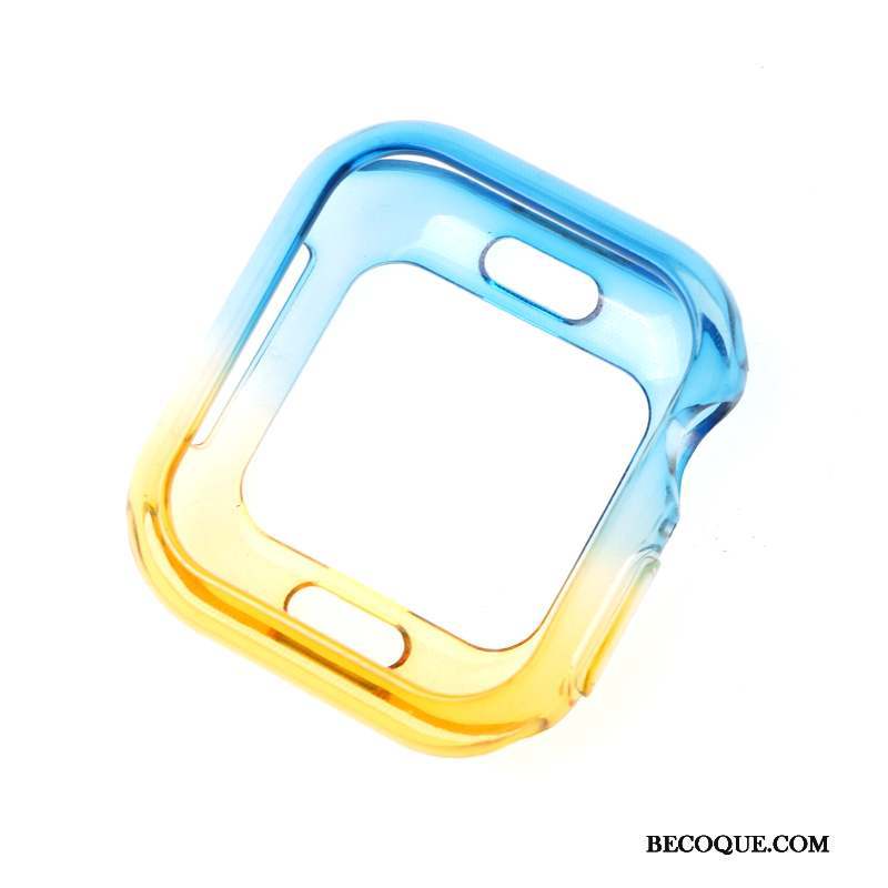 Apple Watch Series 5 Coque Protection Bicolore Tendance Personnalité Dégradé Incassable