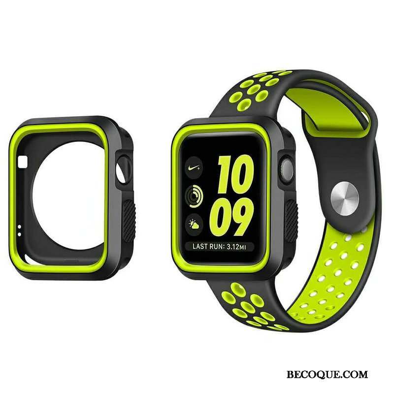 Apple Watch Series 5 Coque Étui Protection Sport Blanc Refroidissement