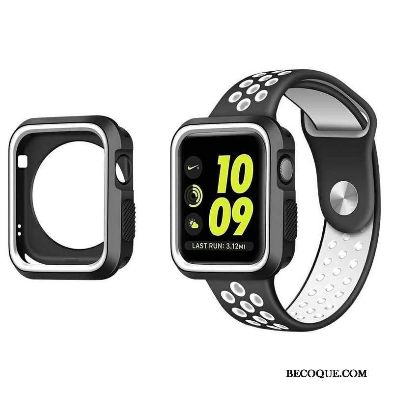 Apple Watch Series 5 Coque Étui Protection Sport Blanc Refroidissement