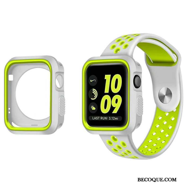 Apple Watch Series 5 Coque Étui Protection Sport Blanc Refroidissement