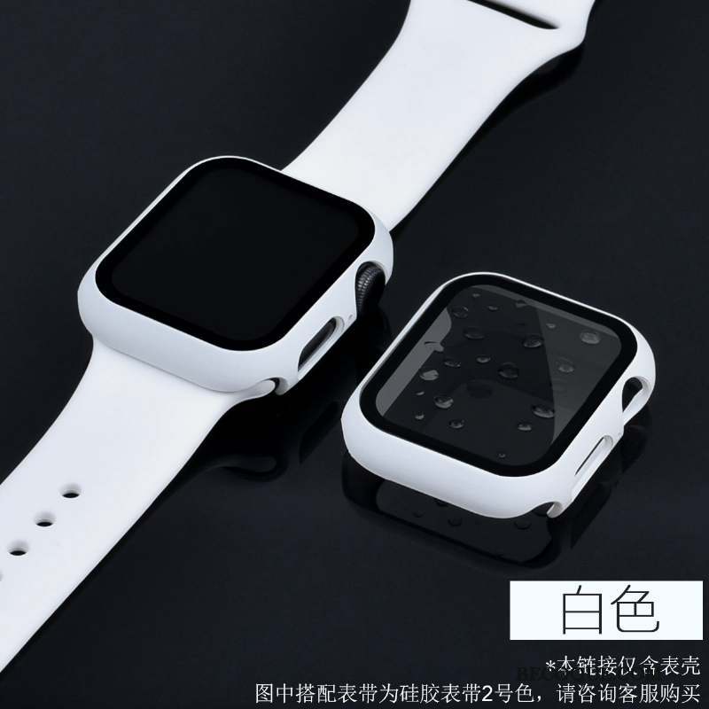 Apple Watch Series 5 Coque Étui Très Mince Tempérer Tout Compris Membrane Bleu