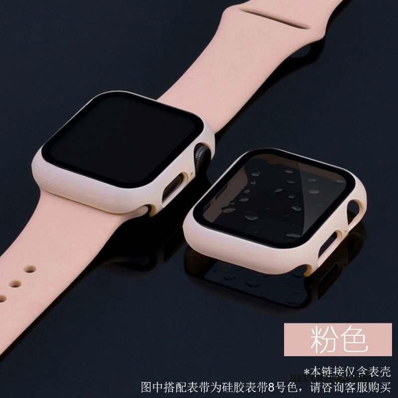 Apple Watch Series 5 Coque Étui Très Mince Tempérer Tout Compris Membrane Bleu