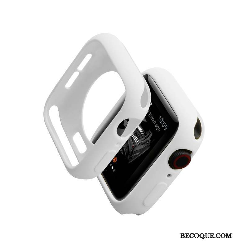 Apple Watch Series 5 Noir Étui Marque De Tendance Très Mince Coque Silicone