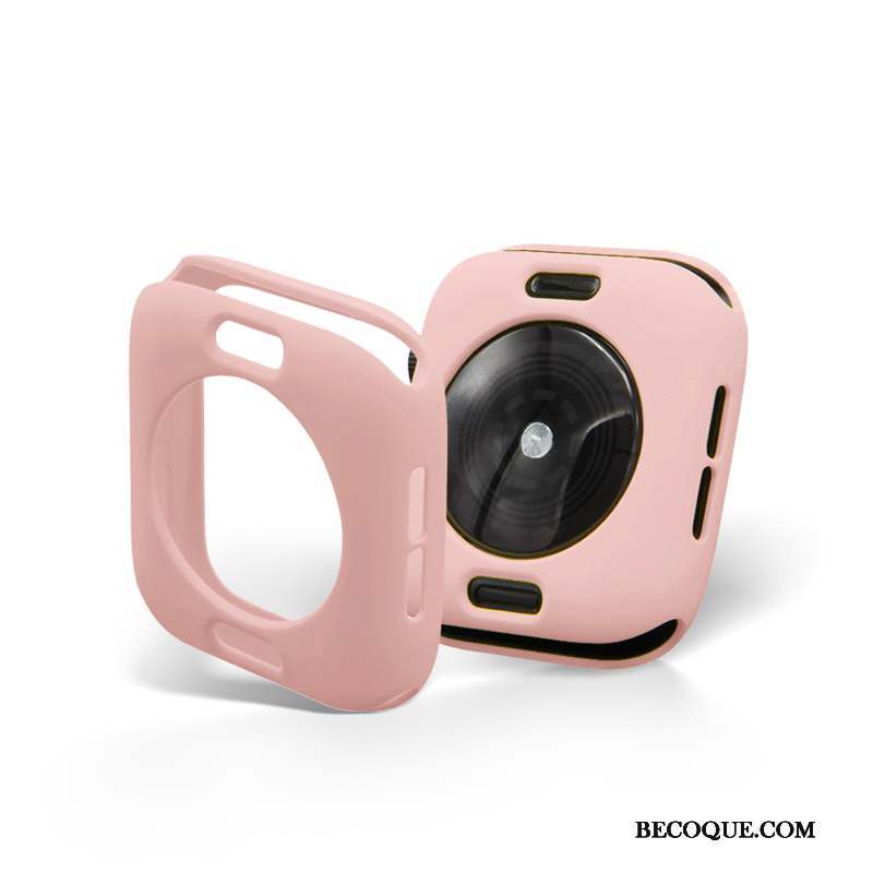 Apple Watch Series 5 Étui Tout Compris Membrane Rouge Authentique Coque En Silicone