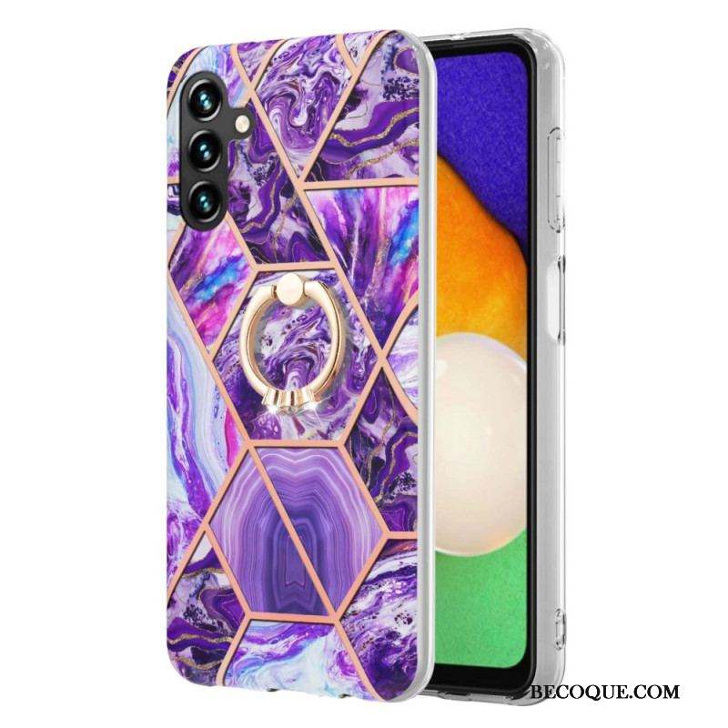 Coque A54 5G Marbre avec Anneau-Support