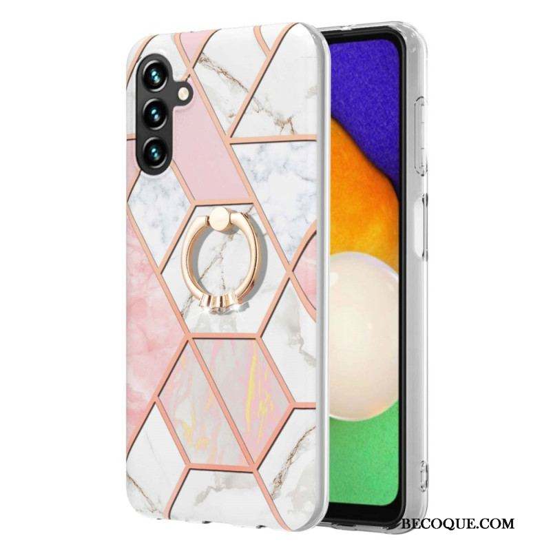 Coque A54 5G Marbre avec Anneau-Support