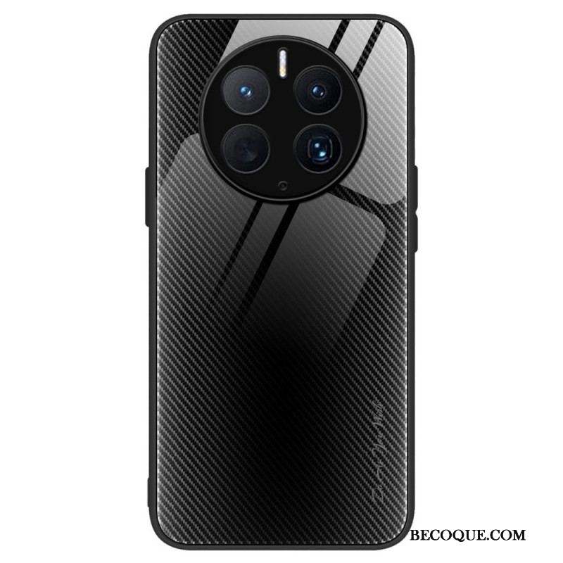 Coque Huawei Mate 50 Pro Verre Trempé Fibre Carbone